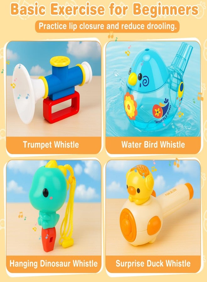 Joyreal 8 in 1 Sensory Toys for Kids with Whistle, Balloon Blower, Floating Blow Pipe Ball - Autism Sensory Product Oral Motor Therapy Tools - Speech Therapy Toys for Toddler 3+ Year Old Boy Girl Gift - Image 3